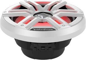 Rockford Fosgate M2D4-12I 12 Color Optix Infinite Baffle Marine Subwoofer  White