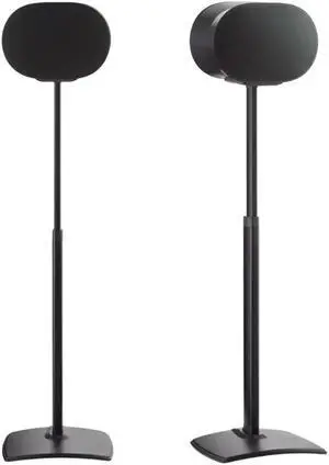 Sanus Height-Adjustable Speaker Stands for Sonos Era 300  25 inch  42 inch  Black