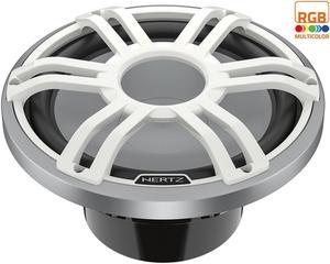 Hertz HMS 12 S4-LD-SW 12 4-Ohm Marine Sport RGB LED Subwoofer  White Sport Grille