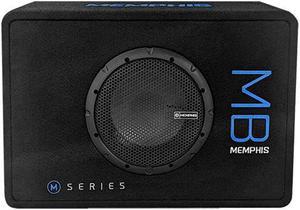 Memphis Audio MBE8SP Single 8 Powered Enclosure with 300W Amp  Bass System