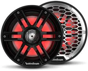 Rockford Fosgate M2-65B 6.5" Color Optix Marine 2-Way Speakers - Black