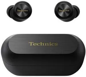 Technics EAH-AZ100 True Wireless Earbuds Black - Premium Magnetic Fluid Driver, Adaptive ANC, Multipoint Connectivity, Dolby Atmos Support, IPX4 Water Resistance