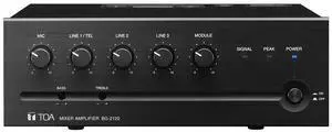 TOA Corporation Mixer Amplifier BG-2035 CU 35W with MOH Output and Automatic Mute Function for Bars and Retail Stores