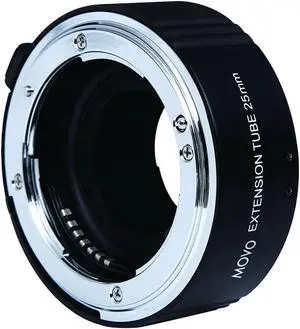 Movo Photo AF 25mm Macro Extension Tube for Sony Alpha DSLR Camera (Metal Mount)
