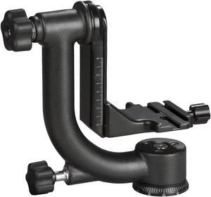 Movo GH800 Carbon Fiber Professional Gimbal Tripod Head with Arca-Swiss Quick-Release Plate