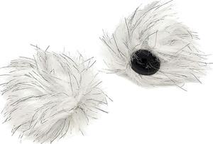 Movo WS-RD10?Dual-Layered Furry Lavalier Microphone Windscreen Fitted for 10mm Lav Mics (2 Pack)