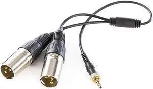 Saramonic SR-UM10-CC1 Dual-XLR Output Connector Cable for the Saramonic LavMic, UwMic9, UwMic10 and UwMic15 Wireless Microphone Systems