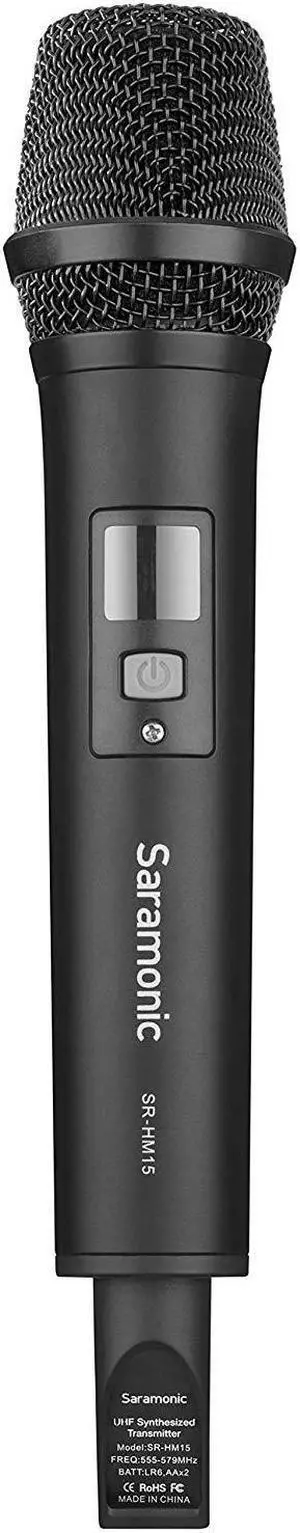 Saramonic SR-HM15 16-Channel VHF Wireless Handheld Microphone with Integrated Transmitter for the UWMIC15 Wireless System