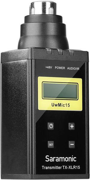 Saramonic SR-XLR15 16-Channel UHF Wireless XLR Plug-in Microphone Transmitter for the UWMIC15 Wireless System