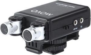 Movo Photo Directional X/Y Stereo Video Microphone for Canon EOS 1D-X MK I&II, 5D MK I, II, III, 5DS R, 6D, 7D MK I+II, 60D, 70D, 80D, Digital Rebel T6S, T6i, T5i, T4i, T3i DSLR Cameras