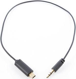 Movo CFP-2 3.5mm TRS (Male) Microphone/Headphone Input Jack to/ for GoPro HERO3, HERO3+ & HERO4 Black, White & Silver Editions