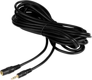 Movo MC20 20-foot (6m) TRS Female 3.5mm to TRS Male 3.5mm Extension Cable for Camera/Video Microphones (fits Rode, Takstar, Audio-Technica, Canon, Nikon)