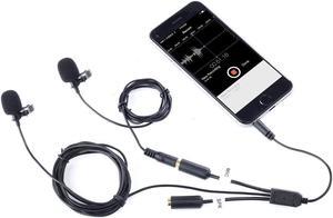 Movo LV-M5  Pin Lav Omnidirectional Microphone W/ 3.5mm TRS Connector