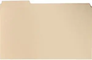 Sparco File Folder 1/3 Cut Assorted Tab 2-Ply Lgl 100/BX MLA SP241113