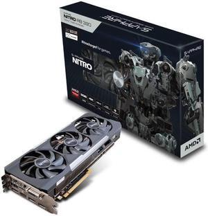 Sapphire Nitro AMD Radeon R9 390 8GB GDDR5 DVI/HDMI/3DisplayPort PCI-Express Video Card w/ Back Plate