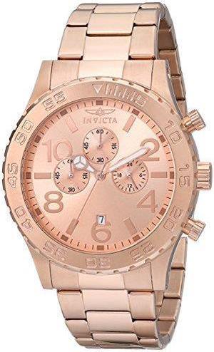 Invicta Men's  Specialty 1271 Rose Gold Stainless Steel Chronograph  Watch