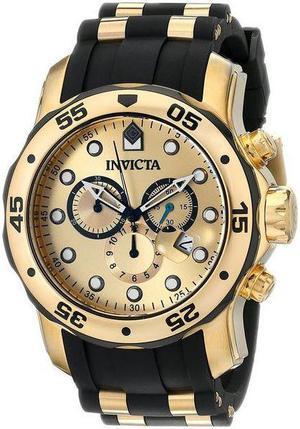 Invicta Men's 17885 Pro Diver Ion-Plated Stainless Steel Watch with Polyurethane Band