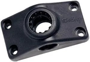 SCOTTY SIDE/DECK MOUNTING BRACKET BLACK 241-BK