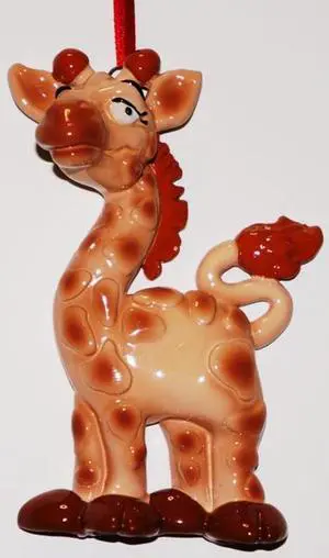 Giraffe Personalized Christmas Tree Ornament