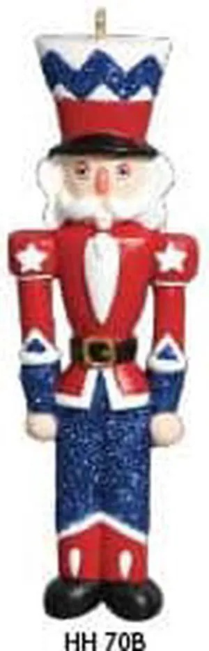 Nutcracker Blue Personalized Christmas Tree Ornament