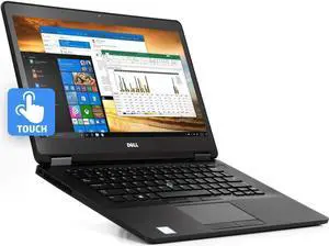 Dell Latitude E7470 QHD Touch Screen Intel Core i5 6300U, 8GB Ram 512GB m.2 SSD - 14" 2560x1440 Res. Webcam, Backlit Keyboard Win 10 Pro
