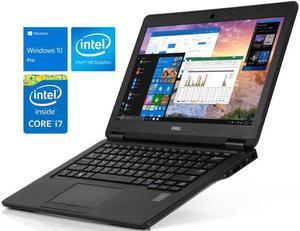 Genuine Dell Latitude E7250 Intel Core i7-5600U 2.6GHz 16GB 256GB SSD 12.5" HD Screen Window 10 Pro Webcam