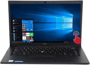 Dell Latitude 7490 QUAD Core i5-8350U 1.70GHz 16GB 256GB SSD 14" FHD TOUCHSCREEN 1920X1080 WEBCAM BLUETOOTH BACKLIT KEYBOARD GRADE B