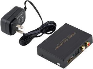 HDMI to HDMI & Optical SPDIF+RCA L/R Audio Extractor Converter Audio Splitter