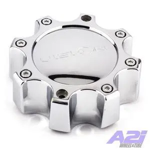 Vision 375 Warrior New Logo Wheel Center Cap Short 8 Lug Chrome C375-8C VIS55