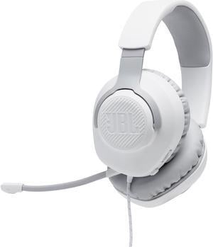 JBL QUANTUM 100 Circumaural Gaming Headset, White
