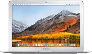 Apple MacBook Air 13" A1466 MJVG2LL/A - Intel Core i5-5250U 1.6GHz, 8GB RAM, 128GB SSD, Silver, MacOS Catalina v10.15 (Grade C)