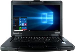 Refurbished Panasonic Toughbook CF54 Business Laptop  6th gen Intel Core i56300U 24GHz speeds upto 30GHz 8GB RAM 256GB SSD 14 HD Display WiFi Bluetooth Backlit Keyboard Win 10 Pro 64 bit