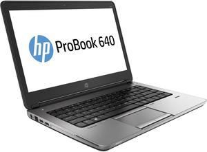 HP ProBook 640 G3 14" FHD 1920X1080 Laptop PC, Intel Core i5-7200U 2.5GHz, 8GB DDR4 RAM, 256GB SSD, Webcam, Windows 10 Pro