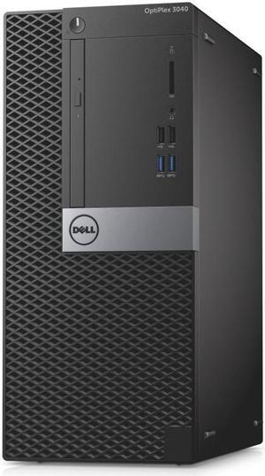 Dell OptiPlex 3040 Mini-Tower - 6th Gen Intel Core i5-6500 3.20GHz Quad Core Processor (Turbo up to 3.60 GHz), 8GB Ram, 240GB New SSD, WiFi, DVDRW, Windows 10 Pro, Keyboard & Mouse