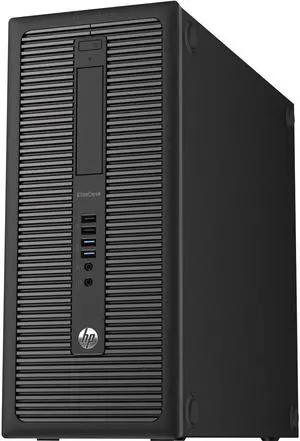 HP EliteDesk 800 G1 Computer Tower - 4th Gen Intel Core i5-4590 3.30GHz (turbo up to 3.70 GHz), 8 GB Ram, 240GB SSD (NEW), Intel HD Graphics 4600, DVD-RW, Win 10 Pro 64Bit - Keyboard & Mouse - 3660650