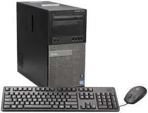 Dell Optiplex 7010 MT Business Computer - Grade A - Intel Core i5 3470 3.20Ghz Quad Core (Turbo up to 3.60GHZ), 8GB DDR3 RAM, 500GB Hard Drive, DVD, Windows 10 Professional x64, Keyboard & Mouse