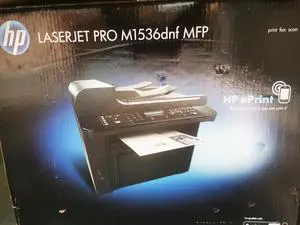 HP m1536dnf  mfp   multifunction all in one  Laser Jet pro printer fax copier fax