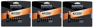 Optimum AAA batteries 36 total batteries  by Duracell