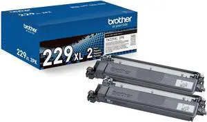 Brother® TN229XL Black High Yield Toner Cartridges, Pack Of 2, TN229XL2PK