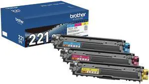 Brother® TN-221 Cyan, Magenta, Yellow Toner Cartridges, Pack Of 3, TN-221CMY