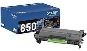 Brother Genuine High Yield Black Toner Cartridge 4-Pack, TN850, Replacement Black Toner, Page Yield Up to 8,000 Pages Each Brother Genuine High Yield Black Toner Cartridge 4-Pack, TN850, Replacement Black Toner, Page Yield Up to 8,000 Pages Each