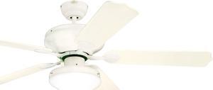 Westinghouse Indoor Outdoor White 52" Ceiling Fan with light fixture