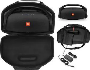 CaseSack Shoulder Bag for JBL Boombox, Boombox 2, Boombox 3 Waterproof Portable Bluetooth Speaker, Tailor Made semi- Hard case, Featured Handle and Shoulder Strap