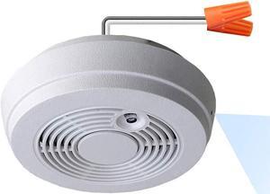 SCS Enterprises WF-402HAC: WiFi Smoke Detector Camera (110-220VAC, Side-Down View, Ceiling Mount) Smoke Detector is None-Functional