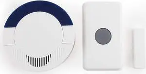 Alert Wireless Doorbell - UTDCR-4000 One Mile Long Range Wireless Door Bell 4000ft, Doorbell, Panic Button, Mailbox Alert System, Universal Transmitter & DCR-4000 Wireless Receiver
