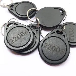 100pcs 26 bit Keyfobs Proximity Fob Works with Prox Key ISOProx 1346 1386 1326 H10301 Format Readers. Works with The vast Majority of Access Control Systems (Black)