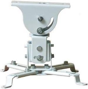 VideoSecu White Color Extension Universal Adjustable Projector Ceiling Wall Mount 1CA