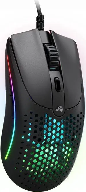 Glorious Gaming Model O 2 Wired Gaming Mouse - 59g Ultralight, FPS, 26,000 DPI, Motion Sync, 80M Click Rated Switches, 6 Programmable Buttons, Ambidextrous, RGB, PTFE Feet - Black