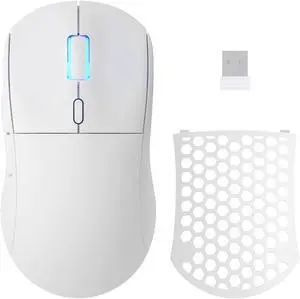 62G Wireless/Wired Gaming Mouse with Lightweight Honeycomb Shell - Programmable 6 Buttons - Pixart 3395 26000 DPI Optical Sensor 62G Wireless/Wired Gaming Mouse with Lightweight Honeycomb Shell - Programmable 6 Buttons - Pixart 3395 26000 DPI Optical Sensor