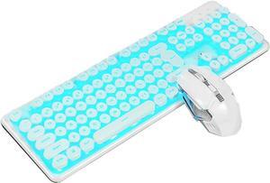 Feilx Gaming Keyboard and Mouse Combo, LED Rainbow Backlit Keyboard with Key Computer PC Gaming Keyboard for PC/Laptop (Color : A)